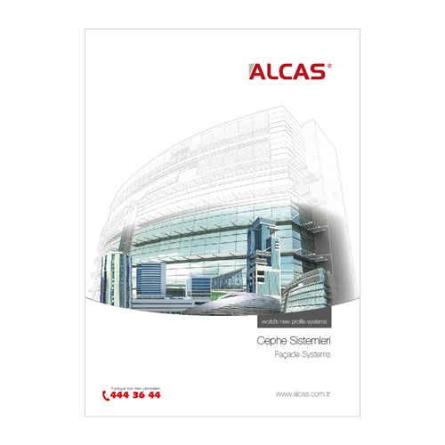 Sektör dergilerinde yayınlanmak üzere ilan tasarımı. Sektör dergileri için ilan tasarımı, Sektörel ilan, Aluminyum cephe reklam