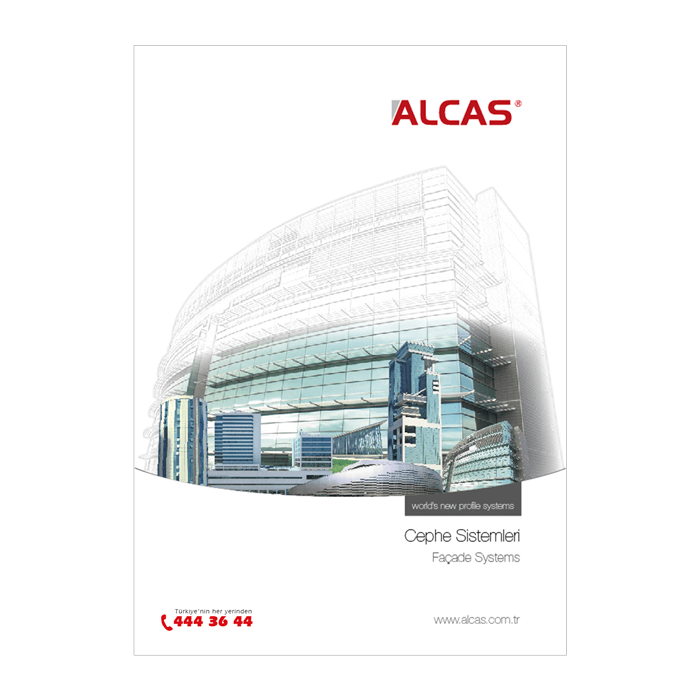 Sektör dergilerinde yayınlanmak üzere ilan tasarımı. Sektör dergileri için ilan tasarımı, Sektörel ilan, Aluminyum cephe reklam