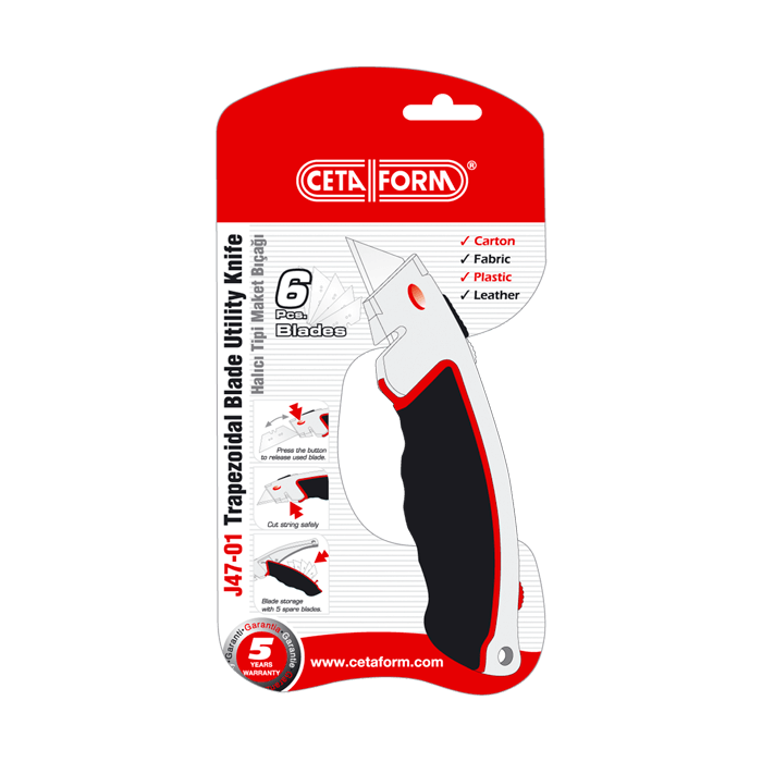 Maket bıçağı için askılı, blister ambalaj tasarımı.  Bristol kağıt.
Ofset baskı.
Özel Bıçak Kesim. Ambalaj Tasarımı, Blister Ambalaj, Metre Ambalajı.