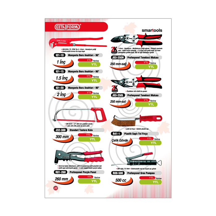 Kampanya ürünlerini ve fiyatlarını içeren insert tasarımı.  22 sayfa. 
Kapalı ölçü 21 x 29.7 cm.  
Kapak ve iç sayfalar 115 gr parlak kuşe.  
Tel dikiş cilt. Kampanya ürünlerini ve fiyatlarını içeren insert tasarımı. <br> 22 sayfa. <br/>
Kapalı ölçü 21 x 29.7 cm. <br/> 
Kapak ve iç sayfalar 115 gr parlak kuşe. <br/> 
Tel dikiş cilt.<br/>