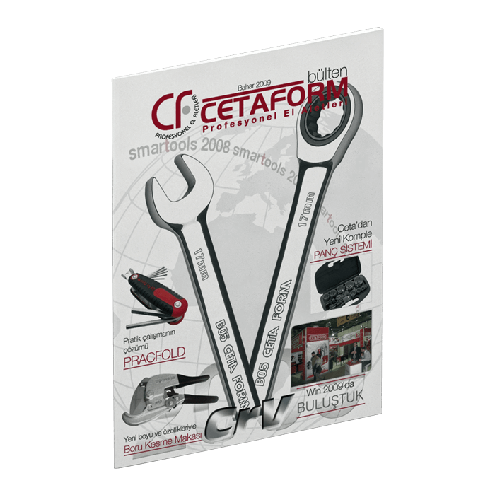 Bayilerle kurumsal iletişimi güçlendirmek ve sürekli ürün tanıtımı amacına hizmet etmek amacıyla hazırlanan kurumsal bülten. 12 sayfa.
115 gr kuşe kağıt. 
Tel dikiş cilt.
 Kurumsal Bülten Tasarımı, Haber Yazımı, Metin, İçerik