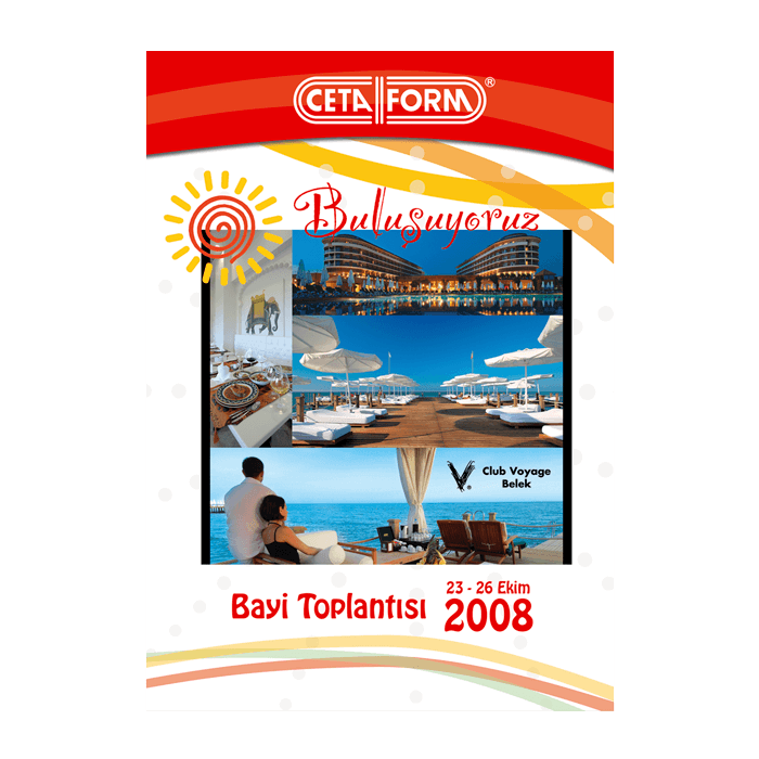 Geleneksel bayi toplantısı için davetiye tasarımı. Davetiye Tasarımı.