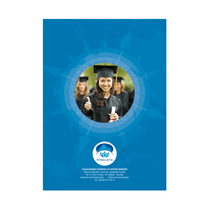 Öğrenci etkinliklerini tanıtmayı amaçlayan broşür.  16 sayfa  115 gr kuşe kağıt  Tel dikiş Gençlik Kulübü, Etkinlik Günlüğü, Etkinlik Broşürü