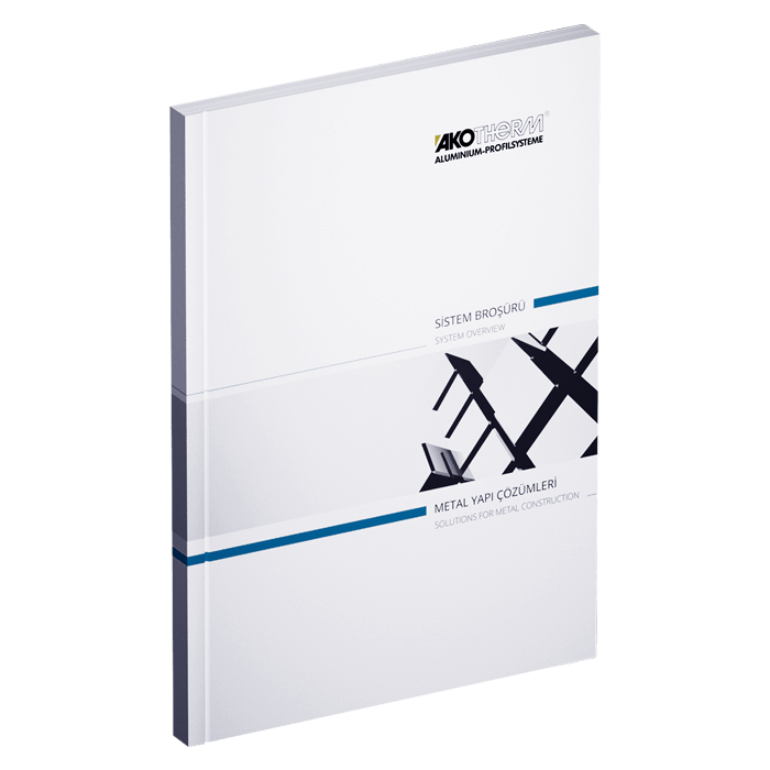 Pazarlama kataloğu tasarımı  Aluminyum sistem çözümleri kataloğu 56 sayfaKuşe kapak, 270grKuşe iç sayfalar, 135grTutkal cilt Katalog Tasarımı, Pazarlama Kataloğu, Sistem Çözümleri Kataloğu