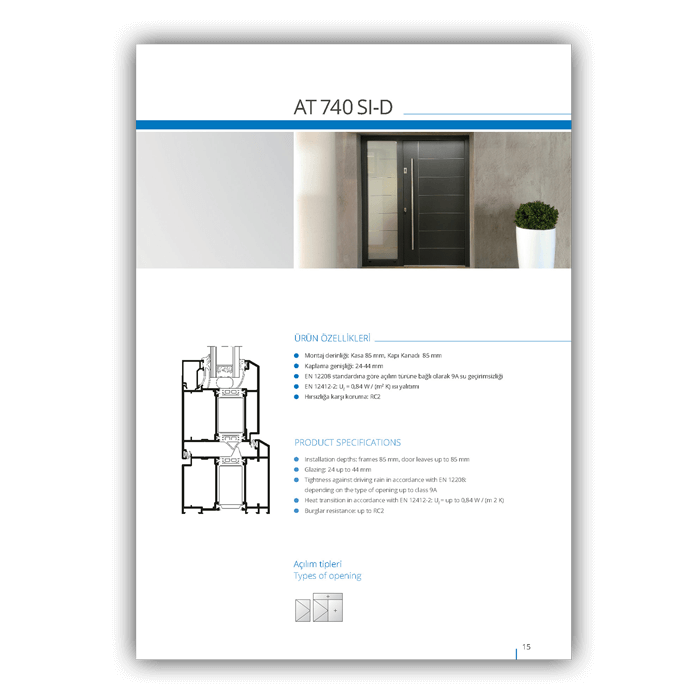 Pazarlama kataloğu tasarımı  Aluminyum sistem çözümleri kataloğu 56 sayfaKuşe kapak, 270grKuşe iç sayfalar, 135grTutkal cilt Katalog Tasarımı, Pazarlama Kataloğu, Sistem Çözümleri Kataloğu