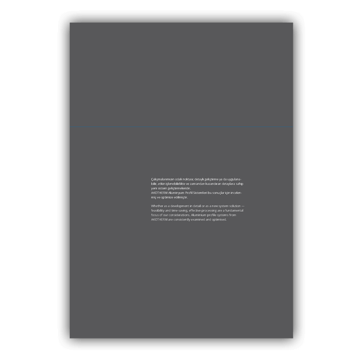 Pazarlama kataloğu tasarımı  Aluminyum sistem çözümleri kataloğu 56 sayfaKuşe kapak, 270grKuşe iç sayfalar, 135grTutkal cilt Katalog Tasarımı, Pazarlama Kataloğu, Sistem Çözümleri Kataloğu