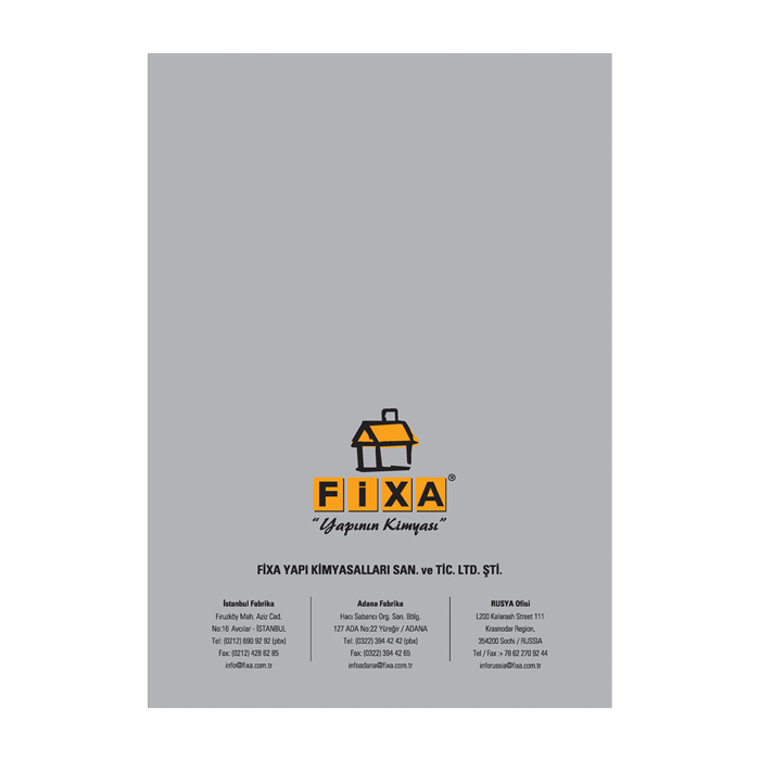 Strafix markalı ısı yalıtım ürünlerini tanıtmak ve ısı yalıtımıyla ilgili genel bilgiler sunmak amacıyla hazırlanan katalog24 sayfa. 
Kapalı ölçü 21X29.7 cm. 
Kapak 220 gr mat kuşe, mat selefon ve kısmi uv lak.
İç sayfalar 115 gr mat kuşe. 
Cilt omega tel dikiş.
 Katalog Tasarımı, Ürün Grubu Kataloğu.