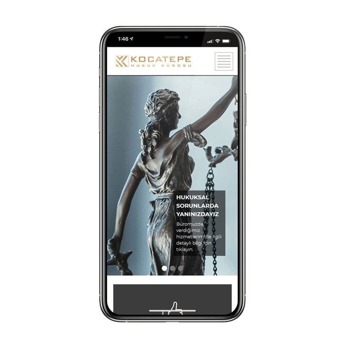 Hukuk Bürosu için tasarlanan ve kodlanan web sitesi. www.kocatepehukuk.com.tr Hukuk Web Sitesi, Web, Site, Hukukçu Sitesi, Avukat Sitesi, Avukat, Adalet Sitesi, Terazi