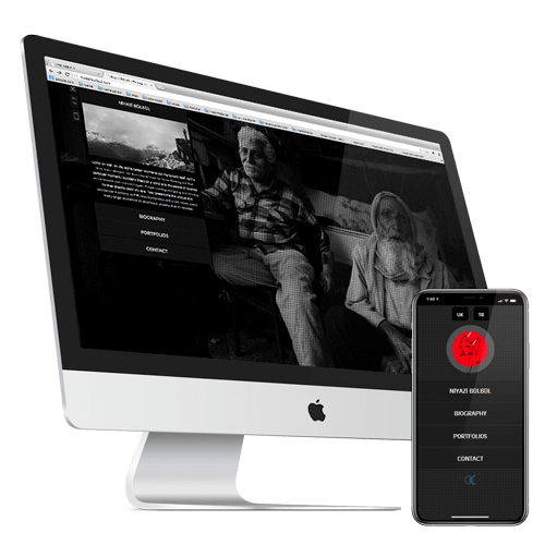 Web sitesi ve kontrol paneli tasarım ve programlama.  http://niyazibulbul.com Fotoğrafçı Web Sitesi, Kontrol Panelli Web Sitesi