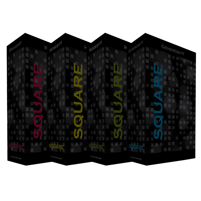 Parfüm için kutu tasarımı. 4 çeşit 400gr bristol kağıt  Gofre ve UV lak uygulama Kutu tasarımı, Ambalaj tasarımı, Parfüm kutusu